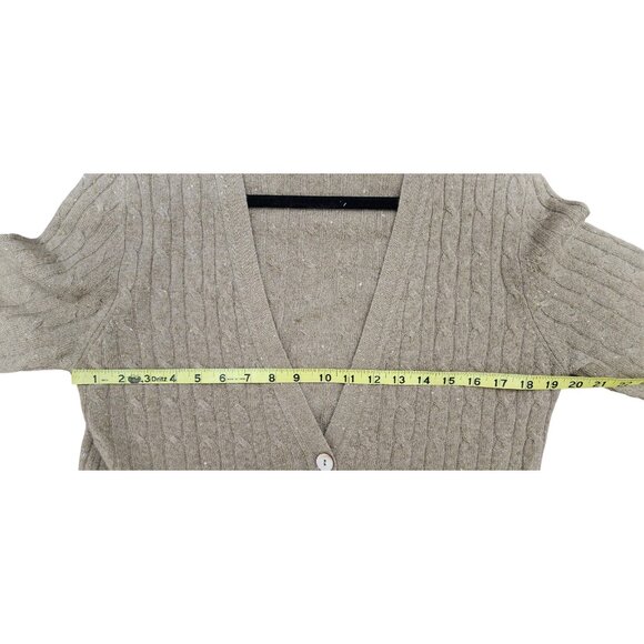 Autumn Cashmere Cable Knit Womens Cardegan Size L - Picture 8 of 10